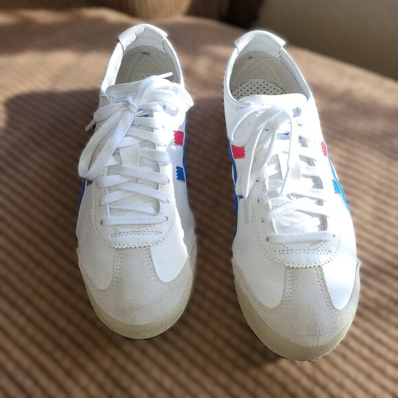 Onitsuka Tiger Mexico 66 Leather Lace Up Sneakers White DL408 Mens Size 9.5 US - Picture 2 of 11